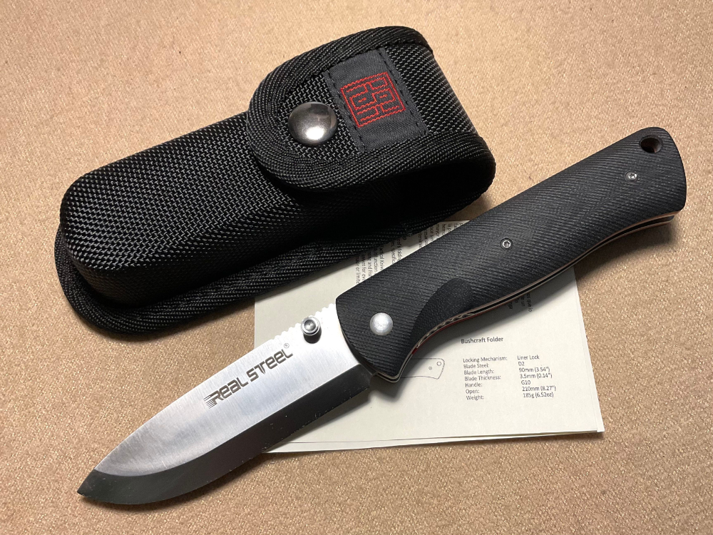 RSK Bushcraft II Folder Black - 3716