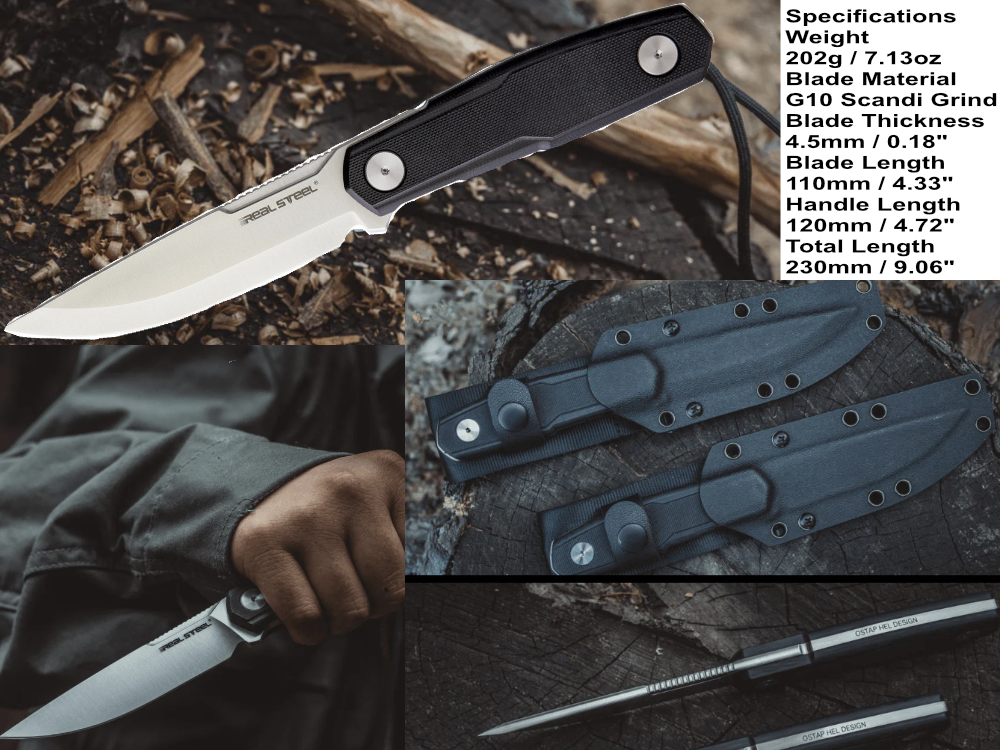 RSK Bushcraft Zenith Scandi Fixed Blade - 3760